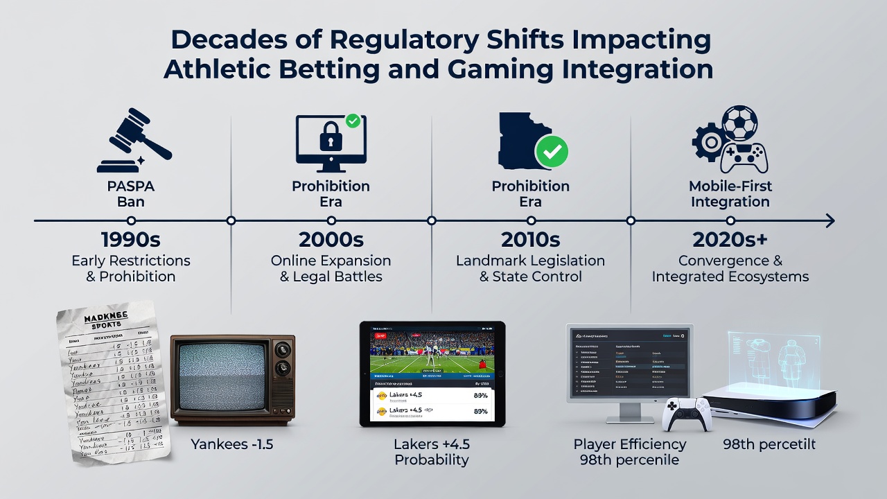 Modern regulatory meeting discussing integrated sports betting and gaming platforms in 2025